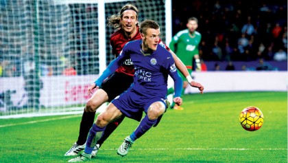 Gardner checks Leicester City progress