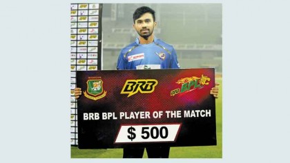 Sadman man of the match on T20 debut