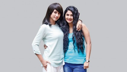 Safa and Sporshia in Vicky Zahed’s ‘Bandhobi’