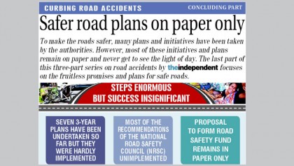 Safer road plans on paper only