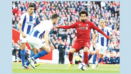 Salah strike beats Brighton