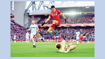 Salah takes Liverpool to second thrashing West Brom