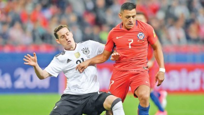 Sanchez helps Chile draw with Germany