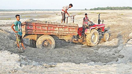 Sand mining killing rivers
