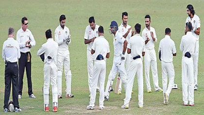 Sangakkara signs off with 18 in last Test knock 
