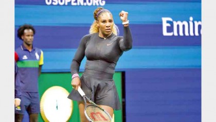 Serena survives upset from McNally