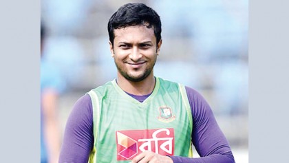 Shakib returns to practice