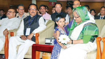 Child oppressors won�t be spared, warns Hasina