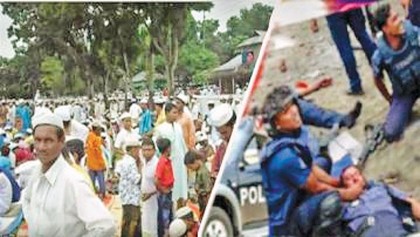 Shocking attack 
on Sholakia Eid congregation  