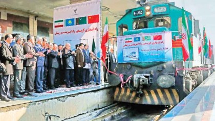 First �Silk Road� train arrives in Tehran from China