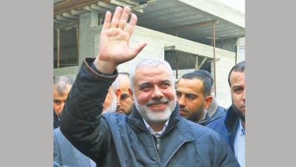 Ex-Gaza chief Haniya elected leader of Hamas
