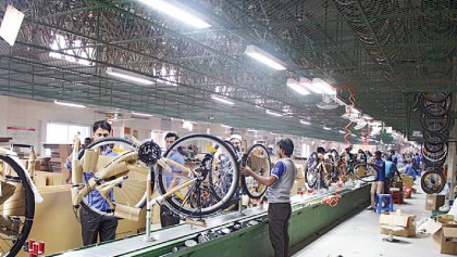 Smooth run of bicycle exports