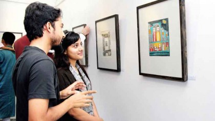 Solo Art Exhibition at Alliance Fran�aise de Dhaka