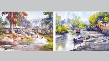 Solo painting exhibition ‘Rupomoy Bangla’ begins today 