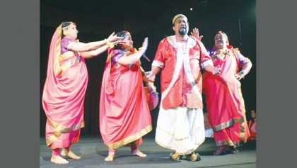 Loko Natyadal (Siddeshwari) stages ‘Sonai Madhab’