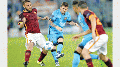 Florenzi wonder goal keeps Barca at bay

