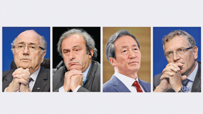 FIFA suspends Blatter, Platini for 90 days