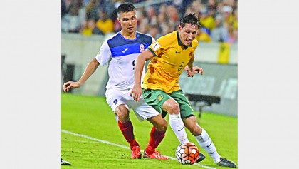 Aussies blank Kyrgyzstan in WC qualifier 
