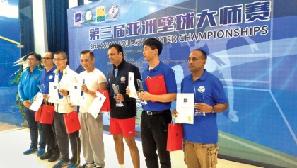 Abdul Gani shines at Asian Masters Squash