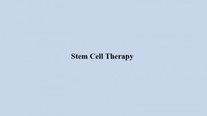 Stem Cell Therapy