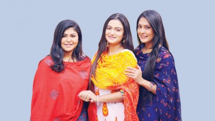 Three young artistes together in ‘Sultan Bhai’