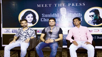 Sunidhi, Habib, Rakesh on same stage today