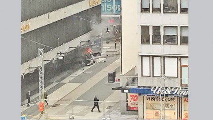 Sweden truck attack kills four
