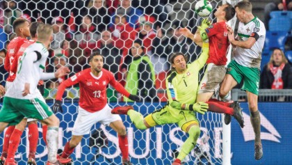Switzerland edge out Northern Ireland