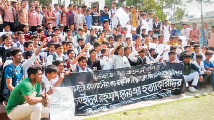 Killing of schoolboy protested in Barisal