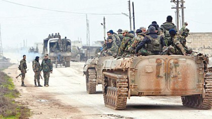 Syrian army enters key town as Turkey beefs up its troops
