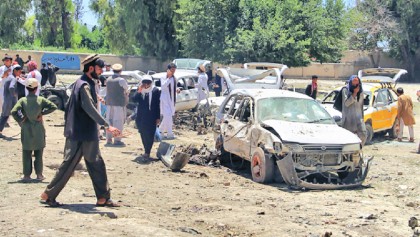 13 dead as Taliban car bomber hits Afghan militia
