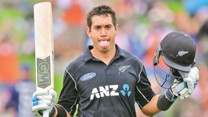 Taylor hits ton to level series with England