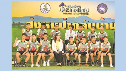 Thai boys speak of ‘miracle’ rescue after leaving hospital 