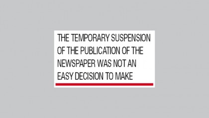 The Independent to stay online for now in view of COVID-19