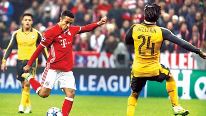 Bayern hit top gear against Arsenal