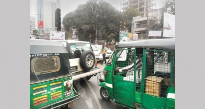 Traffic congestion in Dhaka
