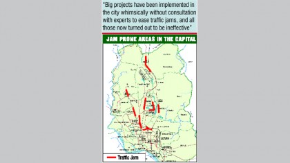 Traffic jam in Dhaka suddenly ‘turned horrific’
