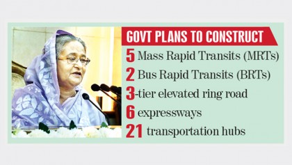 Transport network to see mega projects, PM tells JS
