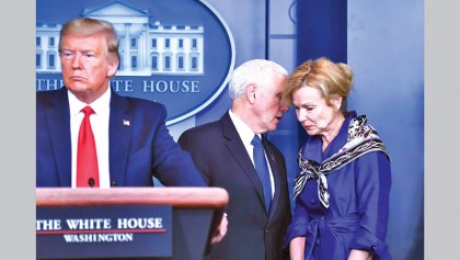 Trump calls himself ‘wartime president’ as he battles virus