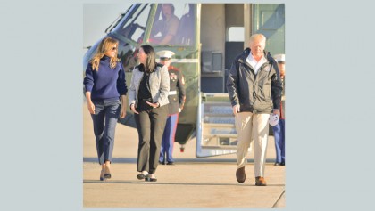 Trump visits Puerto Rico to highlight storm response