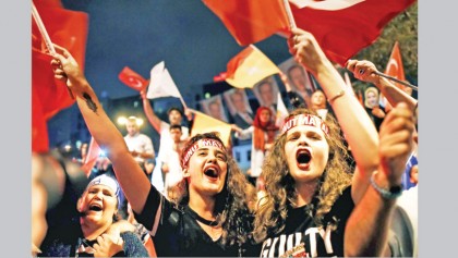 Erdogan declares victory in Turkish presidential poll