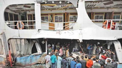 Two killed as launches collide on Meghna