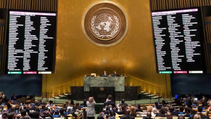 UNGA vote on Jerusalem