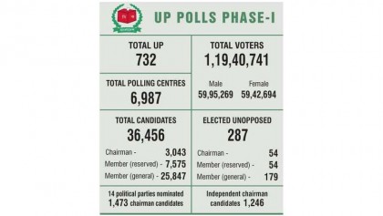 732 UPs go to polls today