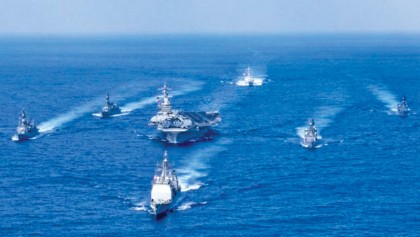 US navy strike group heads toward Korean peninsula