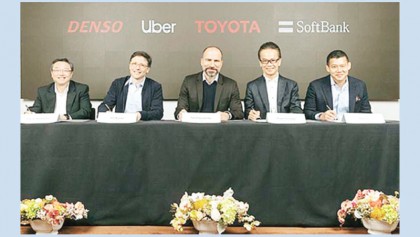 Uber wins $1b investment 
from Toyota, SoftBank fund