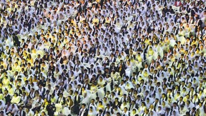 3,000 couples in Unification Church mass wedding