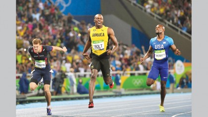 Bolt runs away with 
2nd gold