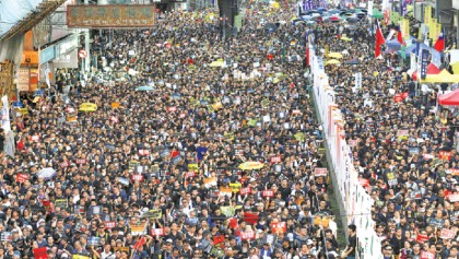 Violent clashes as HK marks China handover anniversary