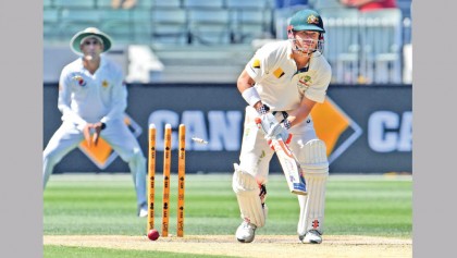 Warner raises Aussies’ prospect of victory